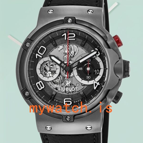 Hublot Class Fusion 526.NX.0124.VR 44mm Men's Leather Strap Quartz Watch: A Timeless Masterpiece