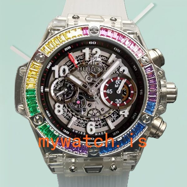 Hublot Big Bang Men 411.JX.4803.RT.4099 45mm Transparent: Genuine vs. Replica