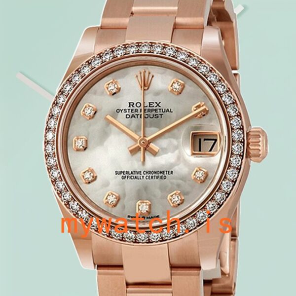 Rolex Datejust Ladies 31mm m278285rbr-0011 Diamond Bezel Rose Gold-tone: A Timeless Elegance
