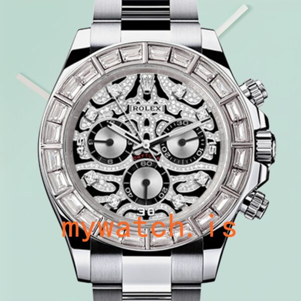 Rolex Daytona 116589 40mm Mens Diamond Bezel Silver Dial: Genuine vs. Replica