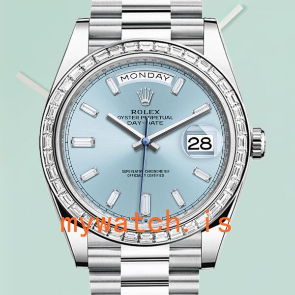 Rolex Day-Date Men's 40mm m228396tbr-0002 Blue Dial: A Symbol of Prestige and Precision