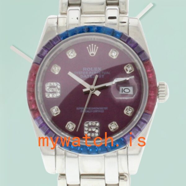 Rolex Pearlmaster 86349SAFUBL-42749 Ladies 31mm Diamond Bezel Bracelet: Genuine vs. Replica