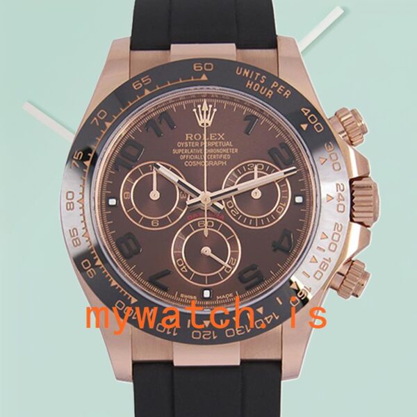 Rolex Daytona 116515 40mm Mens Rubber Band Ceramics Bezel: Genuine vs. Replica Analysis