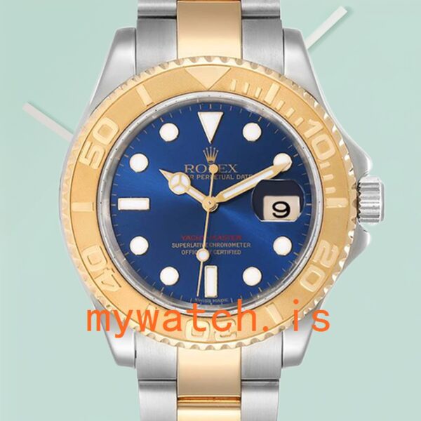 Rolex Yacht-Master 40mm 16623BLSO Mens Silver-Tone: Genuine vs. Replica Analysis