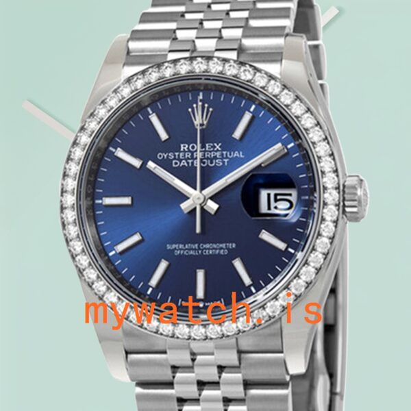 Rolex Datejust m126284rbr-0009 36mm Ladies Silver-tone: Authentic vs. Replica