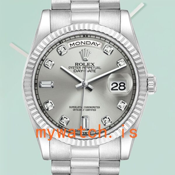 The Ultimate Guide to the Rolex Day-Date Men's 40mm m228206-0045 Silver-tone