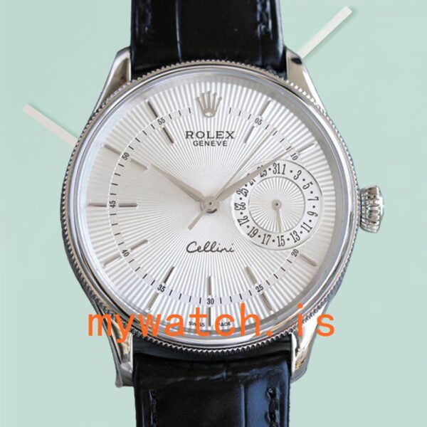 Rolex Cellini m50519-0006 39mm Mens Leather Strap: Genuine vs. Replica