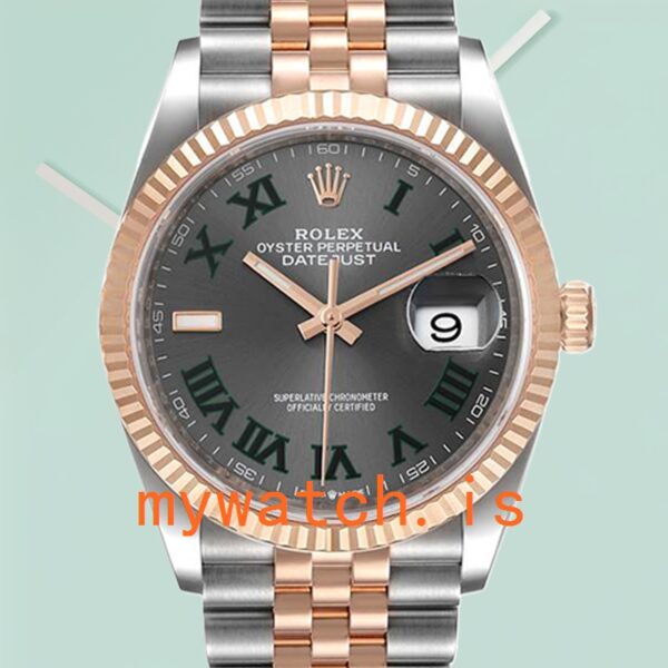 Rolex Datejust Mens 116234BLCAJ 36mm Stainless Steel: Genuine vs. Replica