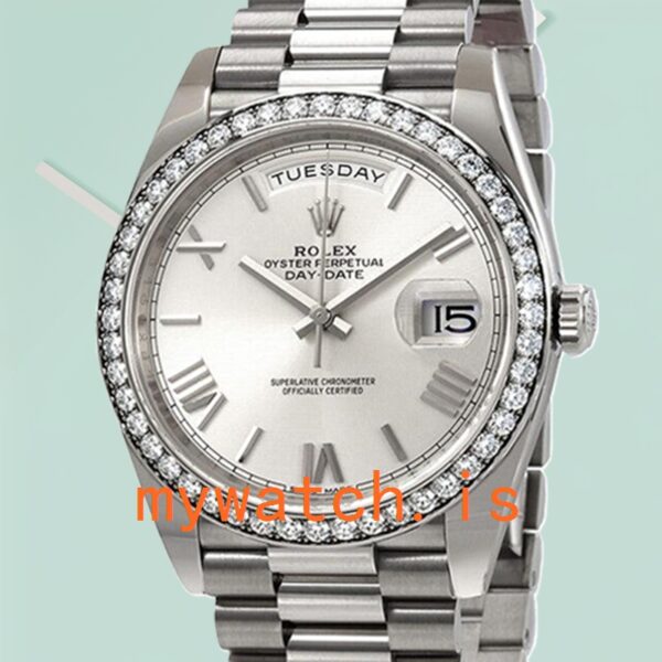 Rolex Day-Date 40mm 228349SRP Mens Silver-tone Automatic: A Symbol of Prestige and Precision