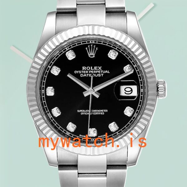 Rolex Datejust Men's m126334-0011 41mm Silver-tone Stainless Steel: Genuine vs. Replica