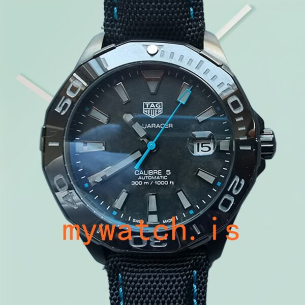Tag Heuer Aquaracer 43mm WBD218C.FC6447 Mens Strap: Genuine vs. Replica