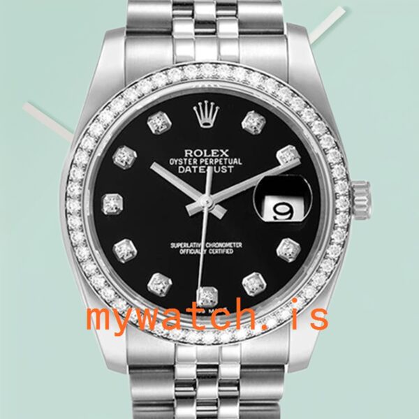 Rolex Datejust 36mm 116244BKDJ Mens Black Dial: A Timeless Classic