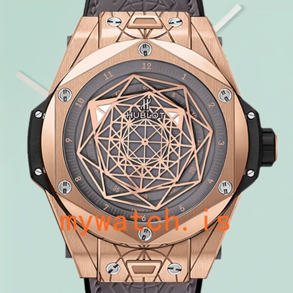 Hublot Big Bang 465.OS.7048.VR.1204.MXM20-001 44mm Men Rose Gold-tone: Original vs. Replica